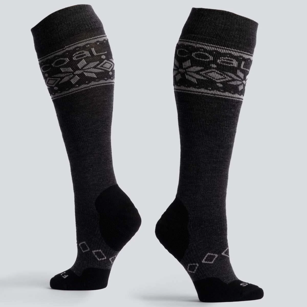 Coal Midweight Snow Sock 1 Coal Midweight Snow Sock