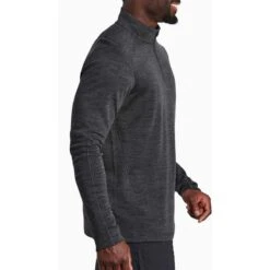 KUHL Men's Invigoratr -Patagonia Store 3236 invigoratr qtr zip carbon side