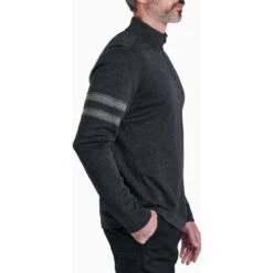 Men's Light Kuhl Team 1/4 Zip -Patagonia Store 3237 light kuhl team qtr zip smoke side1