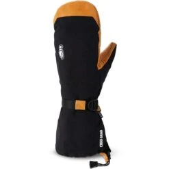 Crab Grab Cinch Mitt -Patagonia Store crab grab fa22 mittens cinch mitten black and tan boh