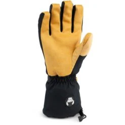 Crab Grab Cinch Glove -Patagonia Store crab grab fa23 mittens cinch glove black and tan palm