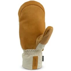 Crab Grab Snuggler Mitt -Patagonia Store crab grab fa23 mittens snuggler cream and tan palm