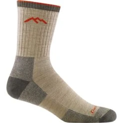 Men's Darn Tough Hiker Micro Crew Midweight With Cushion Sock -Patagonia Store fw22 dt 1466 oatmeal