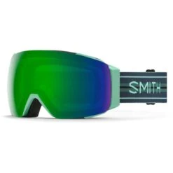 Smith I/O MAG Goggle -Patagonia Store fw22 snow io mag bermuda stripes chromapop sun green mirror m0042704999mk
