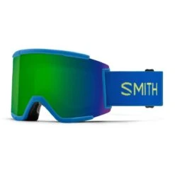 Smith Squad XL Goggle -Patagonia Store fw22 snow squad xl electric blue chromapop sun green mirror