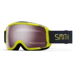 Smith Youth Grom Goggle -Patagonia Store fw22 snowgrom neon yellow digital ignitor mirror m00666078994u