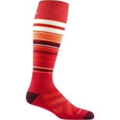 Men's Darn Tough Snowpack OTC Midweight With Cushion Sock -Patagonia Store fw23 darntough snowpackotc midweightsocks red