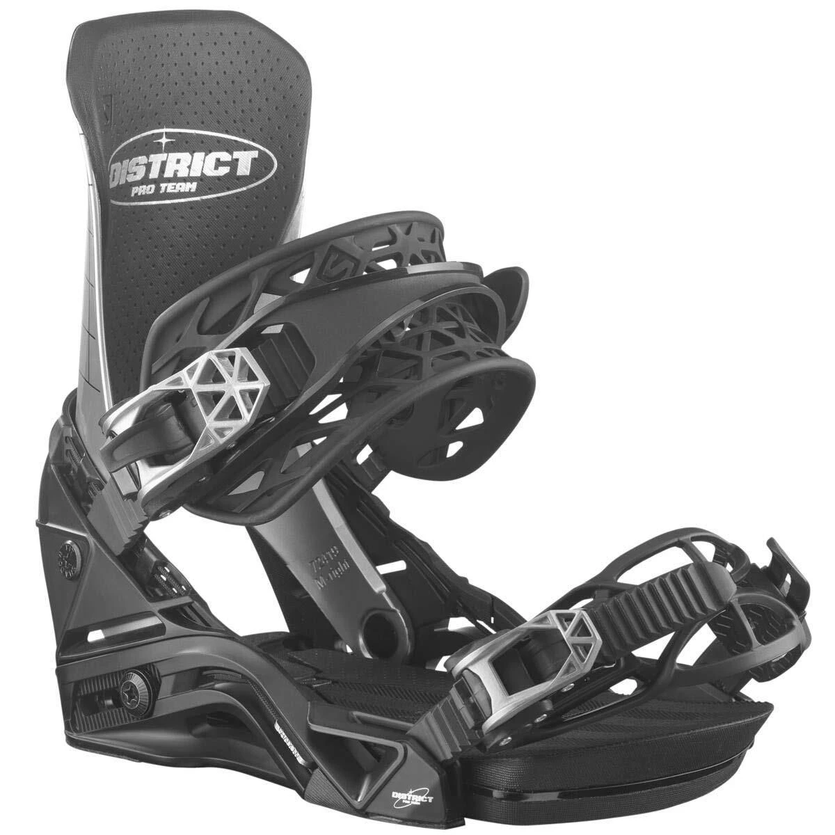 District Pro Team Snowboard Bindings - Unisex 1 District Pro Team Snowboard Bindings - Unisex