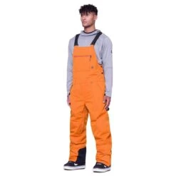 686 Men's Hot Lap Insulated Bib -Patagonia Store fw2324 686 menshotlapinsulatedbib copperorange 1