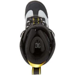 DC SHOES Men's Premier Hybrid Snowboard Boot -Patagonia Store fw2324 dc menspremierhybridsnowboardboot blackgreyyellow 3