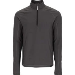Obermeyer Flex 1/4 Zip - Men's -Patagonia Store fw2324 obermeyer mensflexquarterzip basalt 3