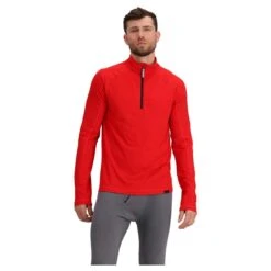 Obermeyer Flex 1/4 Zip - Men's -Patagonia Store fw2324 obermeyer mensflexquarterzip brakelight 1