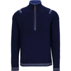 Obermeyer Gambel 1/2 Zip Sweater - Men's -Patagonia Store fw2324 obermeyer mensgambelhalfzipsweater admiral 3