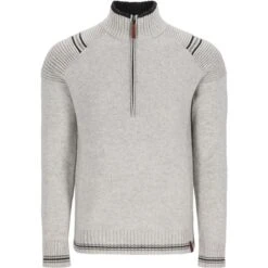 Obermeyer Gambel 1/2 Zip Sweater - Men's -Patagonia Store fw2324 obermeyer mensgambelhalfzipsweater mercury 3