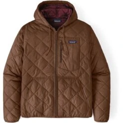 Patagonia Men's Diamond Quilted Bomber Hoody 11 Patagonia Men's Diamond Quilted Bomber Hoody -Patagonia Store fw2324 patagonia mensdiamondquiltedbomberhoody moosebrown