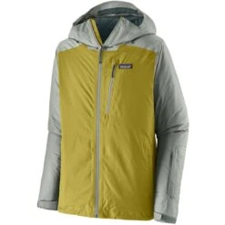 Patagonia Men's Insulated Powder Town Jacket -Patagonia Store fw2324 patagonia mensinsulatedpowdertownjacket shurbgreen