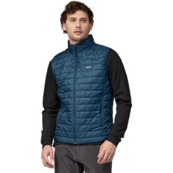 Patagonia Men's Nano Puff Vest -Patagonia Store fw2324 patagonia mensnanopuffvest lagomblue 1