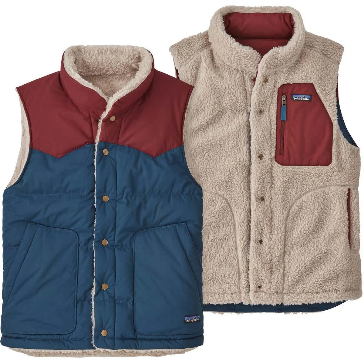 Patagonia Men's Reversible Bivy Down Vest - Image 8