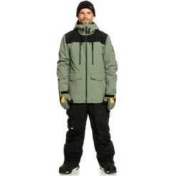 Quiksilver Men's Utility Bib -Patagonia Store fw2324 quiksilver mensutilitybib trueblack 7