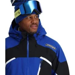 Spyder Men's Leader Jacket -Patagonia Store fw2324 spyder mensleaderjacket electricblue 4