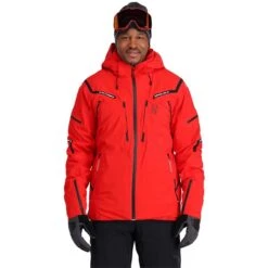 Spyder Men's Pinnacle GTX Jacket -Patagonia Store fw2324 spyder menspinnaclegtxjacket volcano 1