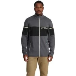 Spyder Men's Speed Fleece Jacket -Patagonia Store fw2324 spyder mensspeedfleecejacket polar 1