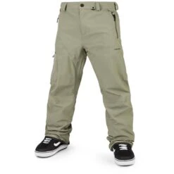 Volcom Men's L Gore-Tex Pant -Patagonia Store fw2324 volcom menslgoretexpant lightmilitary 1