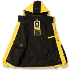 Volcom Men's Longo Gore-Tex Jacket -Patagonia Store fw2324 volcom menslongogoretexjacket brightyellow 3