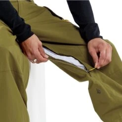 Volcom Men's Longo Gore-Tex Pant -Patagonia Store fw2324 volcom menslongogoretexpant moss 3