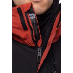 686 Men's GTX Core Shell Jacket -Patagonia Store fw23 686 mensgtxcoreshelljacket brickredcolorblock 8