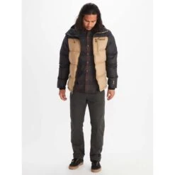 Marmot Men's Guides Down Hoody -Patagonia Store fw23 marmot mensguidesdownhoody shetlandblack 3