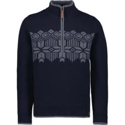 Obermeyer Men's Brady ½ Zip Sweater -Patagonia Store fw23 obermeyer mensbradyhalfzipsweater admiral 3