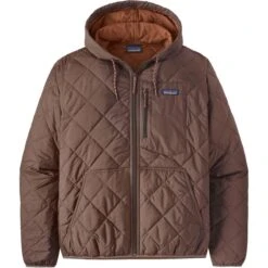 Patagonia Men's Diamond Quilted Bomber Hoody 10 Patagonia Men's Diamond Quilted Bomber Hoody -Patagonia Store fw23 patagonia mensdiamondquiltedbomberhoody conebrown