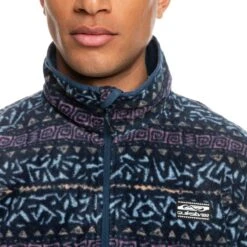 Quiksilver Men's Aker HZ Fleece -Patagonia Store fw23 quiksilver mensakerhzfleece dustyorchidnordicchannel 3