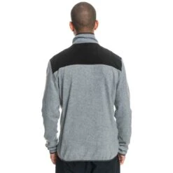 Quiksilver Men's Aker HZ Fleece -Patagonia Store fw23 quiksilver mensakerhzfleece heathergrey 2