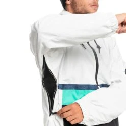 Quiksilver Men's Steeze Jacket -Patagonia Store fw23 quiksilver menssteezejacket snowwhite 4