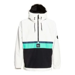 Quiksilver Men's Steeze Jacket -Patagonia Store fw23 quiksilver menssteezejacket snowwhite 5