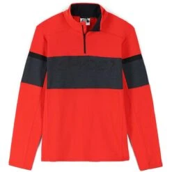 Spyder Men's Speed Half Zip Fleece Jacket 6 Spyder Men's Speed Half Zip Fleece Jacket -Patagonia Store fw23 spyder mensspeedhalfzipfleecejacket volcanoebony 1