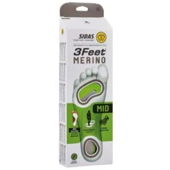 Sidas Winter 3Feet Merino Footbed (Mid Arch) -Patagonia Store fw24 sid 3feetmerino mid pack