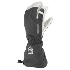 Hestra Army Leather Heli Ski Glove (3 Finger) -Patagonia Store hestra army leather heli 3 finger gloves mens grey