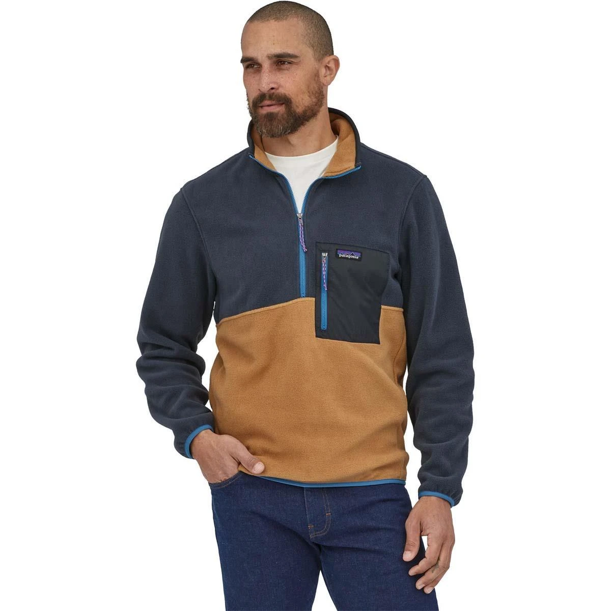 Patagonia Men's Microdini 1/2 Zip P/O 3 Patagonia Men's Microdini 1/2 Zip P/O - Image 3