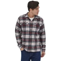 Patagonia Men's Longsleeve Organic Cotton Midweight Fjord Flannel Shirt -Patagonia Store wbf2223 42400 fori jc1